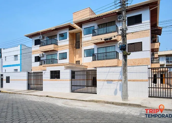 Apartamento com ar condicionado à 100 metros da praia - Edifício Ibiza